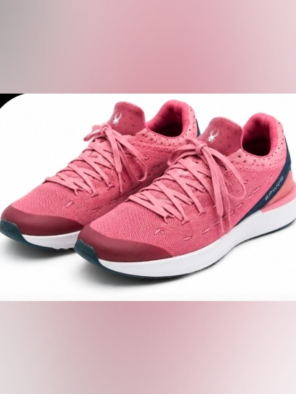 Spyder Women's Rose Pink Knit Athletic Sneakers